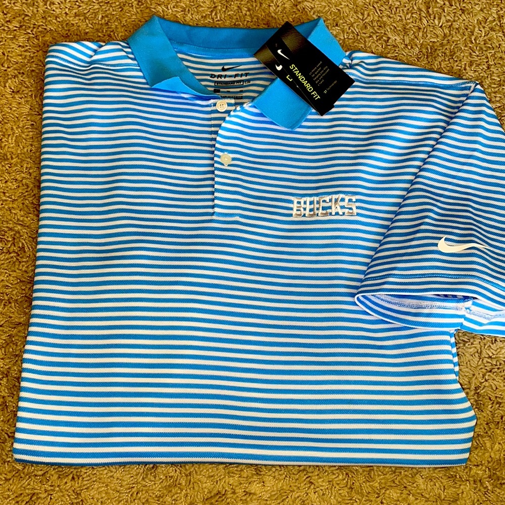NWT Nike 'Bucks' polo mens size XL